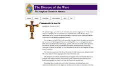 Desktop Screenshot of anglicanwest.org