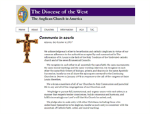 Tablet Screenshot of anglicanwest.org